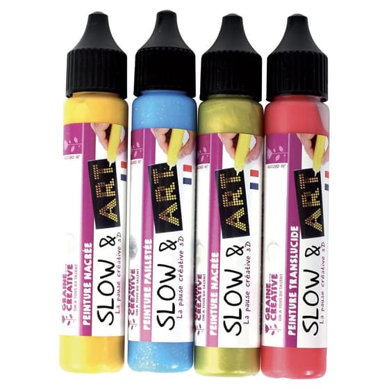 DTM616377-lot-de-4-crayons-peinture-3d -low-art-5-cartes-animaux-blanc