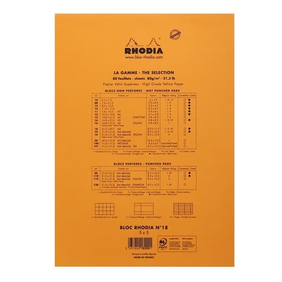 CLA18200C-bloc-rhodia-orange-a4-n18-160-pages-petits-carreaux-5x5-non-perfore-3