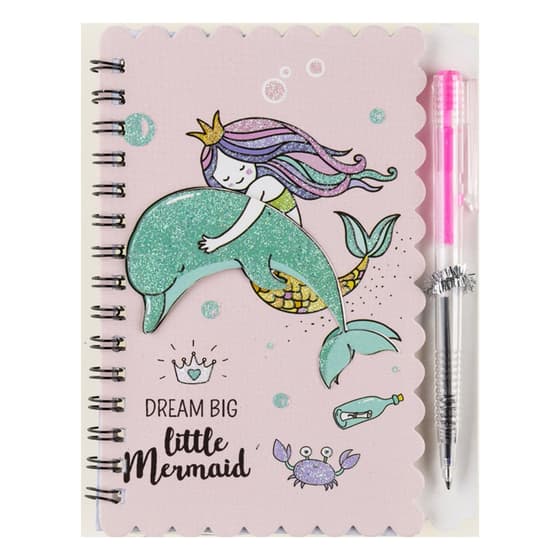 CEN81985-carnet-a-spirale-sirene-a6-60p-ligne-avec-stylo-4