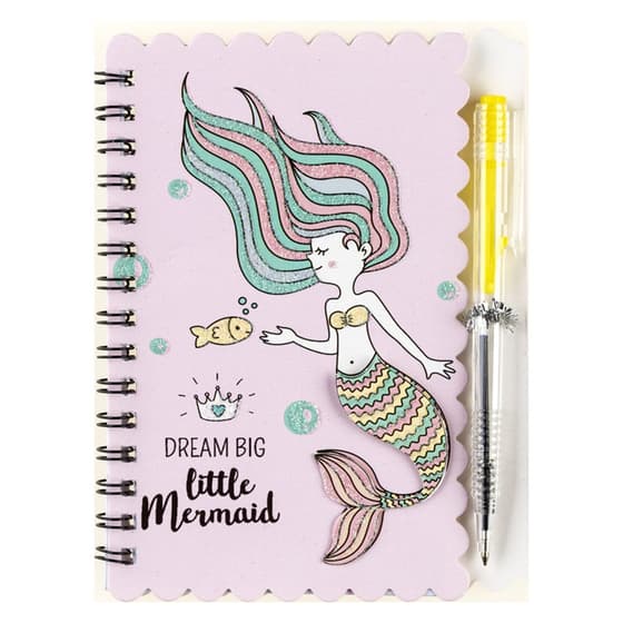 CEN81985-carnet-a-spirale-sirene-a6-60p-ligne-avec-stylo-2