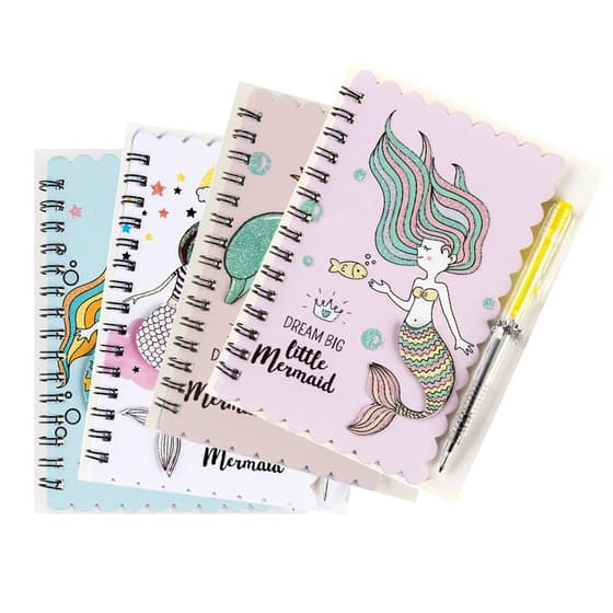 CEN81985-carnet-a-spirale-sirene-a6-60p-ligne-avec-stylo-5