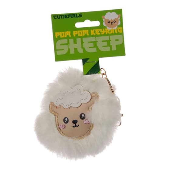 PUCKEY224-porte-cle-pompon-mouton-1