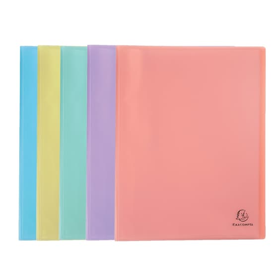 EXA88470E-protege-documents-a4-exacompta-chromaline-pastel-80-vues-40-pochettes