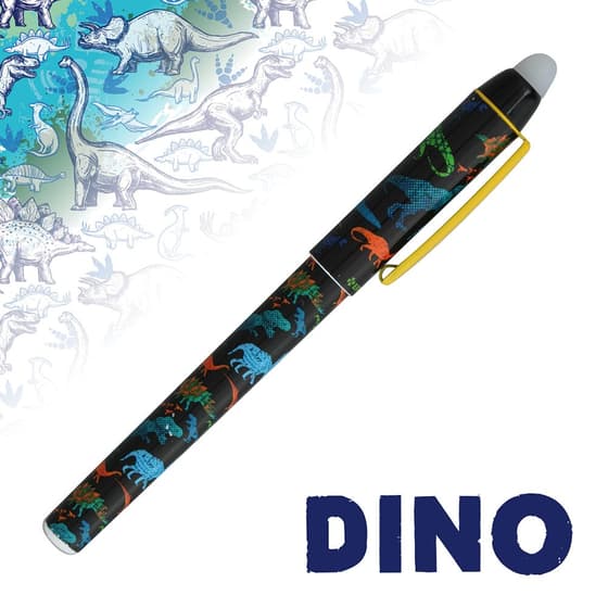 KR24392-stylo-bille-effacable-effacink-dino-noir-encre-bleue-2