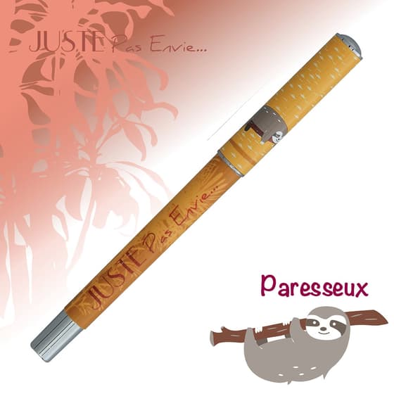 KR24159-stylo-plume-plumink-paresseux-jaune-2