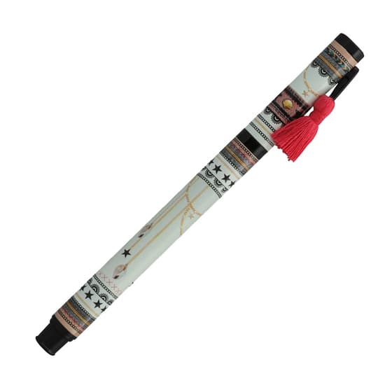 KR24426-stylo-plume-metal-plumink-forever-link-noir-pompon-rouge-3