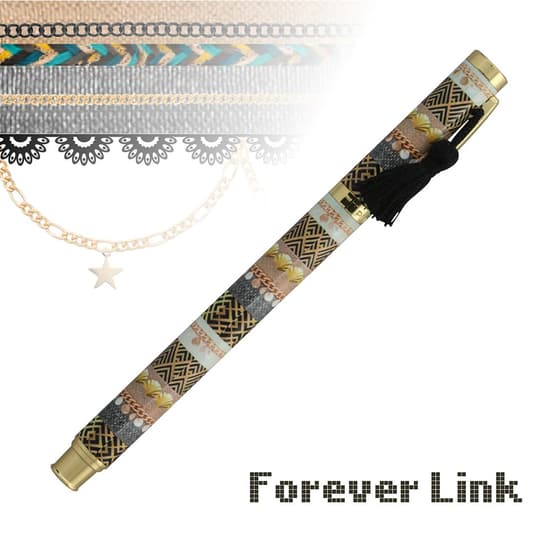 KR24426-stylo-plume-metal-plumink-forever-link-pompon-noir-2