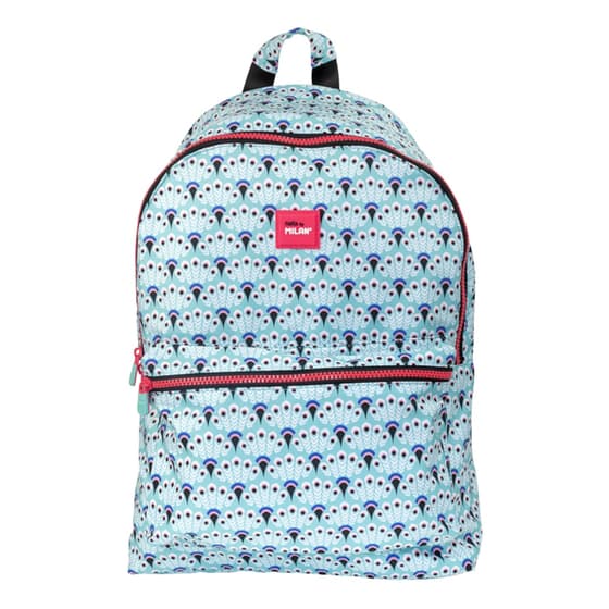 MIL624605PCKB-sac-a-dos-milan-peacock-1-compartiment-turquoise-2