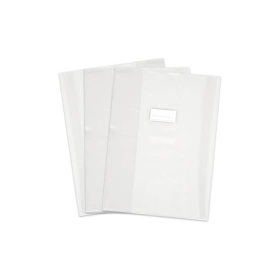 Lot-de-3-Protèges-cahiers-cristal-24x32-Incolore-shopping