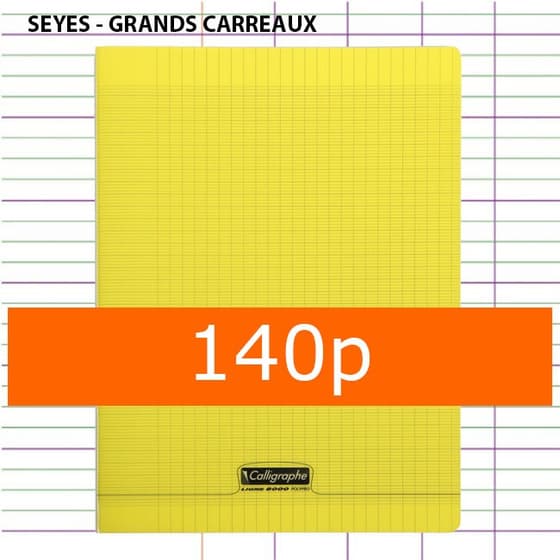 cahier-clairefontaine-seyes-140p-jaune-18293C_fac