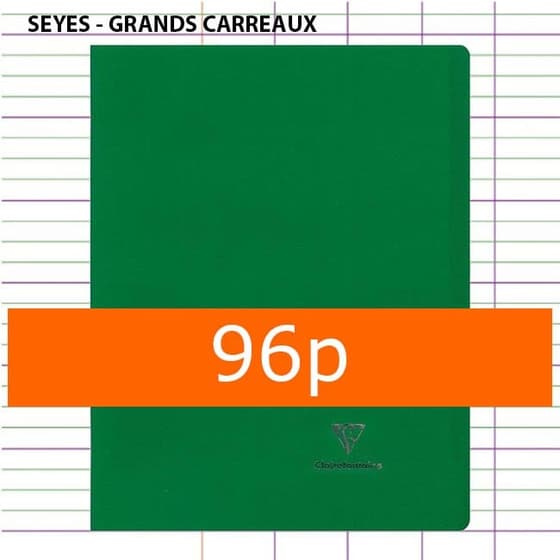 Cahier-Koverbook-A4-séyès-polypro-vert-avec-marque-pages-CLA971413C-1