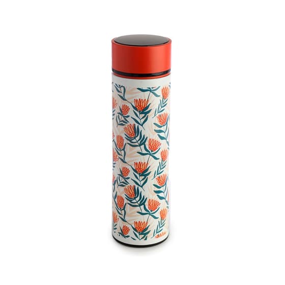 PUCBOT141-gourde-inox-isotherme-fleurs-proteas-thermometre-digital-et-infuseur-4