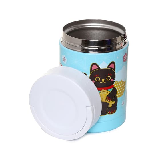 PUCLPOT06A-lunch-box-inox-isotherme-chaud-froid-chat-maneki-neko-500ml-2
