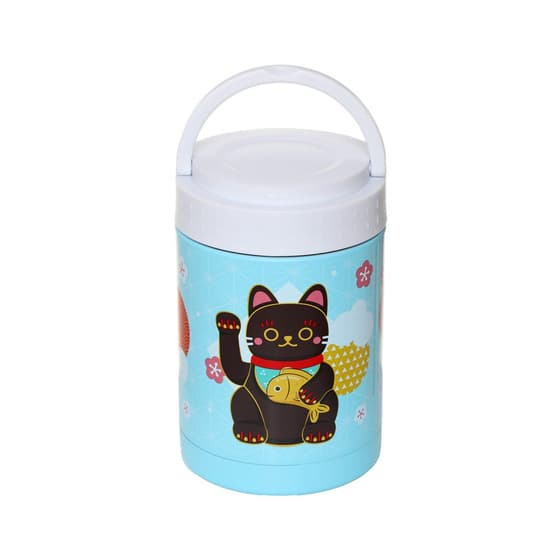 PUCLPOT06A-lunch-box-inox-isotherme-chaud-froid-chat-maneki-neko-500ml-1