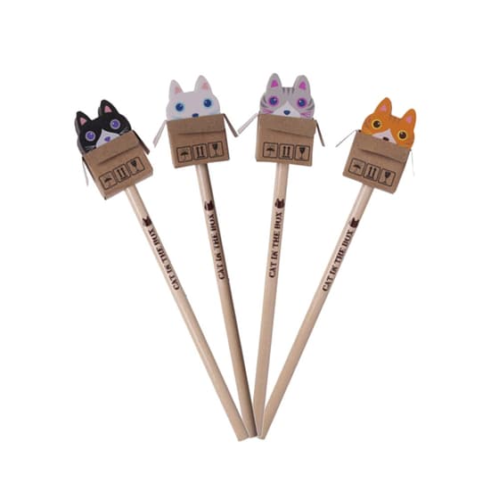 PUCSTA42-crayon-a-papier-tete-gomme-chat-shopping