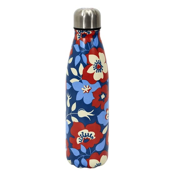CMPKA4827BLEU-gourde-inox-isotherme-flowers-50cl-bleu-rouge-1