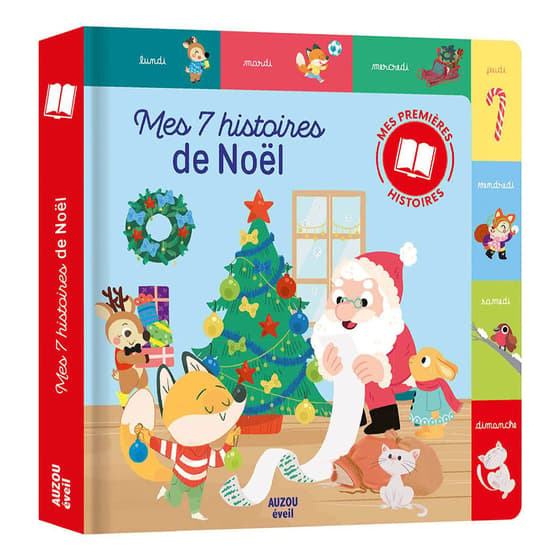 AUZ9782733873069-livre-cartonne-tout-petits-mes-7-histoires-de-noel-auzou-editions