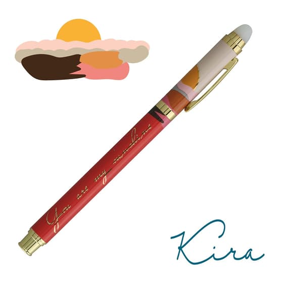 carkr24534sunshine-stylo-bille-effacable-metal-effacink-kira-sunshine-encre-bleue-2