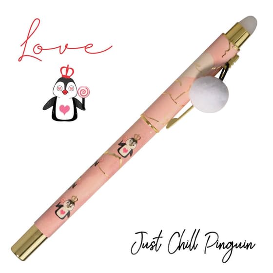 CARKR24755BLIST-stylo-bille-effacable-effacink-just-chill-pingouin-love-encre-bleue-3