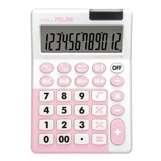 MIL151812IBGPBL-calculatrice-bureau-milan-edition-plus-rose-12-chiffres-antibacterien-2