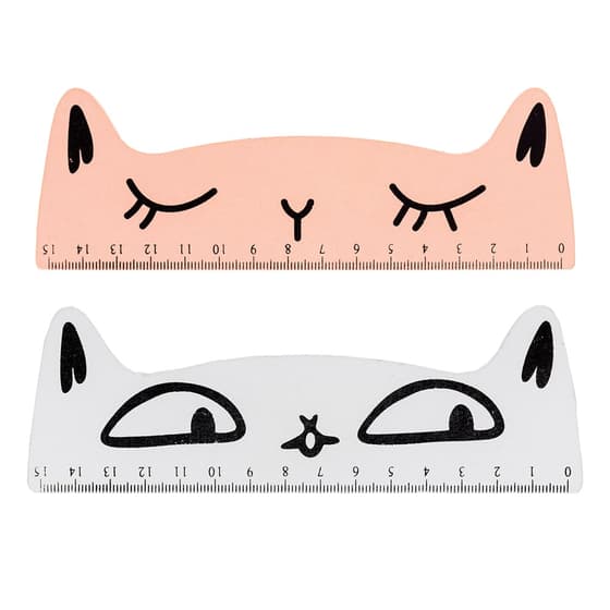 CEN89614ROSEBLANC-regle-en-bois-15cm-chat-rose-ou-blanc-1