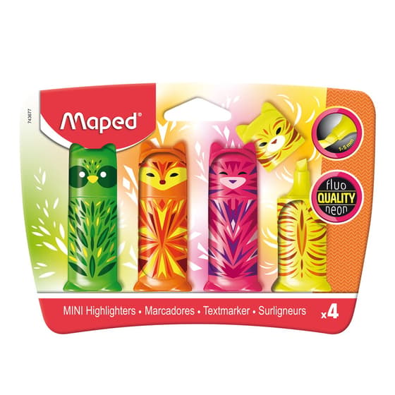 MAP743677-4-mini-surligneurs-maped-fluopeps-mini-friends