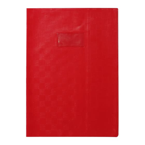 CLA71103C-protege-cahiers-a-rabat-marque-pages-17x22cm-rouge