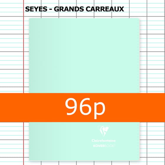 CLA981081CVERT-cahier-koverbook-polypro-pastel-menthe-clairefontaine-24x32-96p-seyes-marque-pages