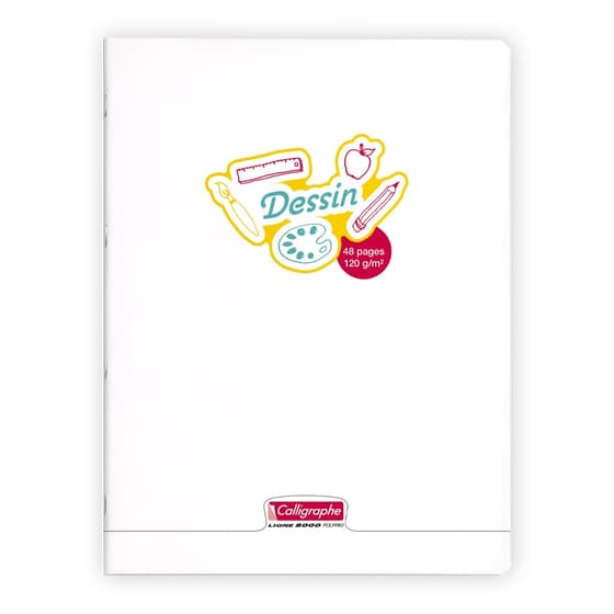 CLA18154C-cahier-de-dessin-calligraphe-polypro-24x32-uni-120g-48p