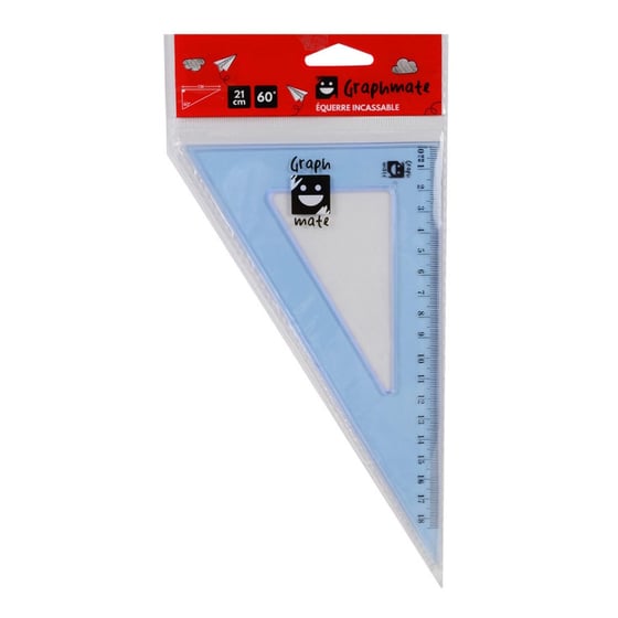 Equerre 21 cm 60 degrés Incassable : Chez Rentreediscount Fournitures ...