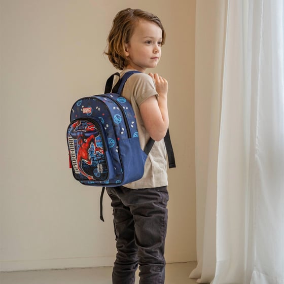 Vadobag Portefeuille Enfant Spider-Man Beyond Amazing - Bleu Marine 10x10x1 Cm, Design Héroïque Pour Fans