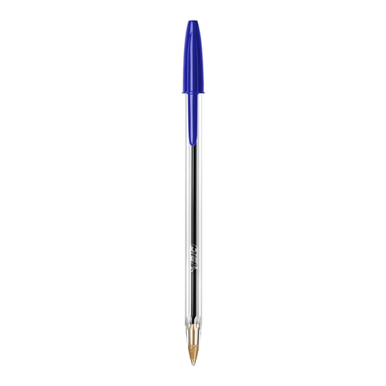Essential Arts Lot De 100 Stylos à Bille Encre Bleue - Pointe Moyenne Prise En Main Confortable
