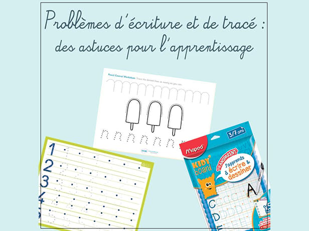 4 astuces contre les problèmes d'écriture et de tracé