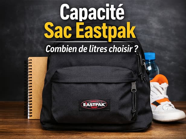 Capacité sac Eastpak : combien de litres choisir pour l’école et le quotidien ?