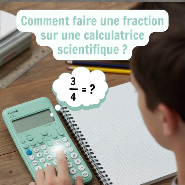 Comment faire une fraction sur une calculatrice scientifique