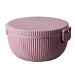 Set repas Lunch Box + couverts CHIC MIC Bioloco Plant Deluxe Bowl Dusty rose
