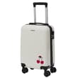 valise cabine rigide jet lag cherry 54cm blanche