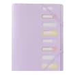 Trieur 8 touches polypro GRAPHMATE Pastel Mauve 