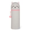 Trousse verticale Chat Legami 2 en 1 en silicone