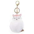 Porte clés Renard pompon blanc