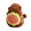 Porte-clés capybara Kawaii burger