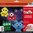 Kit PERLOU Monstres 1000 perles à repasser 