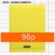 Cahier Polypro Jaune CALLIGRAPHE 24x32 96p Grands Carreaux Séyès 90g  