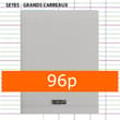 Cahier Polypro Gris CALLIGRAPHE 24x32 96p Grands Carreaux Séyès 90g  