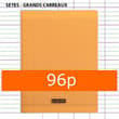 Cahier Polypro Orange CALLIGRAPHE 24x32 96p Grands Carreaux Séyès 90g  