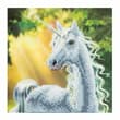 Kit carte broderie DIAMOND ART Licorne