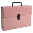 Trieur valisette EXACOMPTA Aquarel 18 compartiments corail