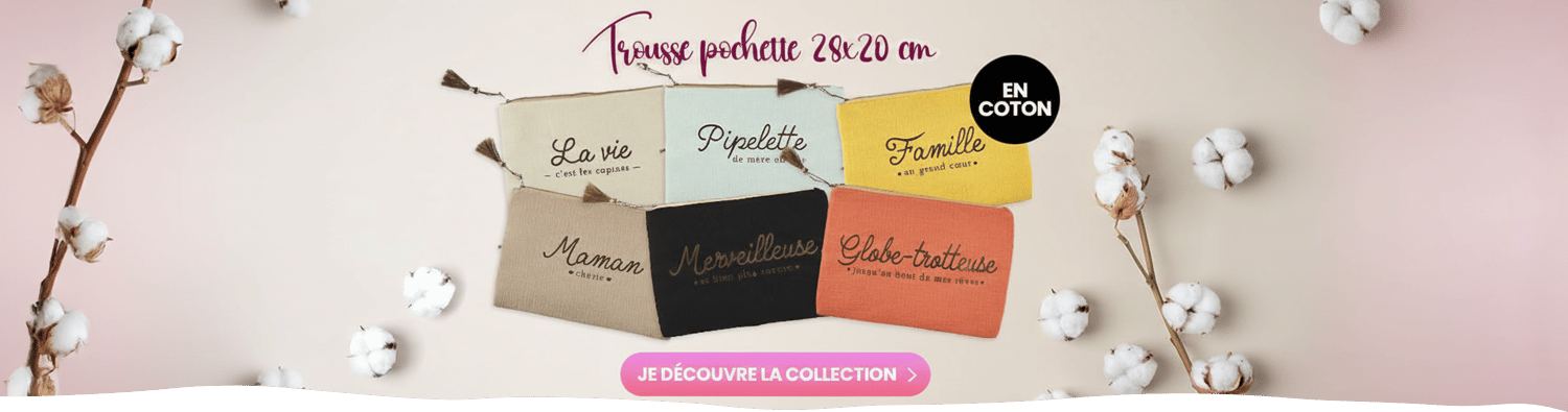 Trousses en coton
