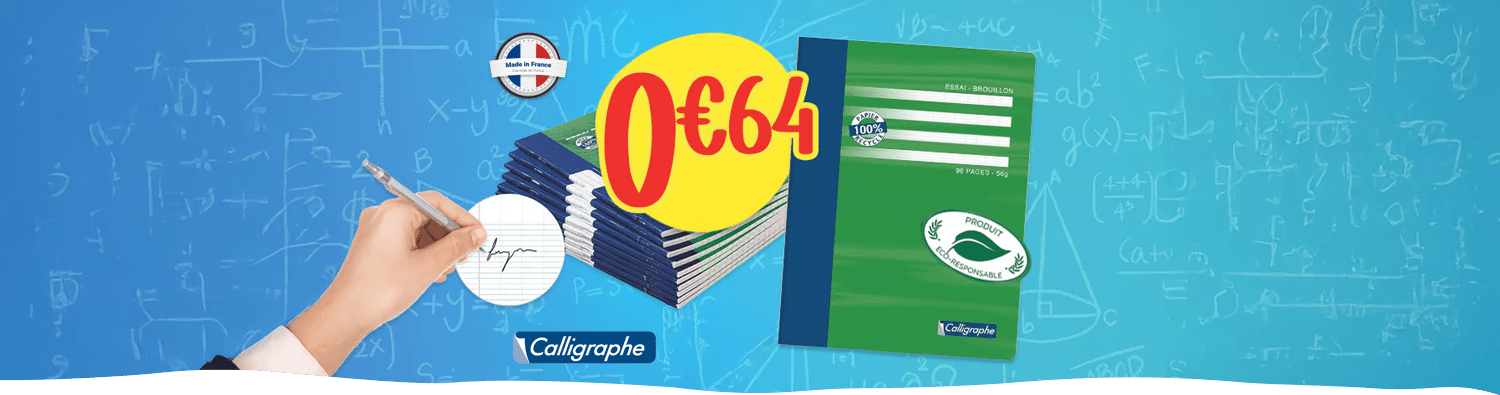 Le cahier qu’on utilise tous les jours