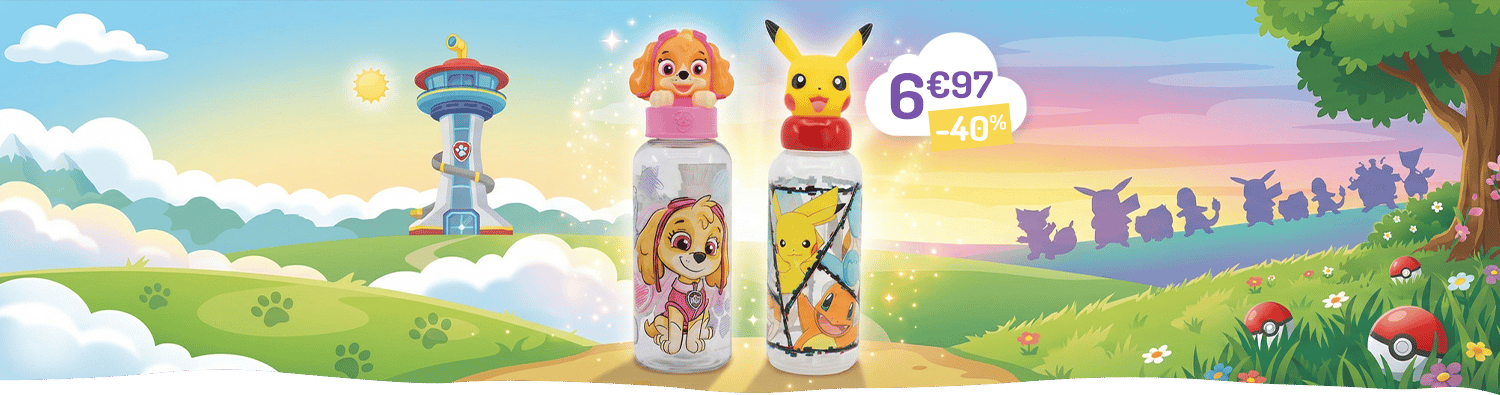 Gourde enfant Pikachu ou Stella